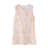 Women's Explosion Pink Flower Sleeveless