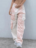 Patchwork Corduroy Cargo Pants- Outfit