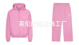 New Popular S Embroidery Printing Series For Young Couples Casual Broad-Legged