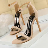 Shoes Summer High Heels Open Toe Women Pumps Stiletto Super High 10 Cm Ladies Shoes Fashion Women Sandals Party