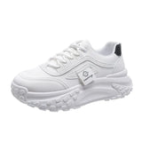 Old Dad Shoes Women 2025 New Four-Season Coloring Students To Increase High Shoes Korean Version Of Pine Cake Running Casual