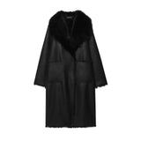 Women's Autumn And Winter New Double-Sided Two Sides Wearing A Long