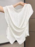Goods Explosion Short-Sleeved T-Shirt Women 2025 New Summer Thin Luxury High-End Feeling Super Fire Age Reduction Unique