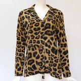 Zingj Autumn Sexy Leopard Print Chiffon Shirt Women's Shirt OL Temperament Commuter