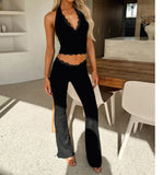 Women's New Sexy Lace Sports Suit