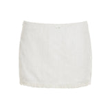 Small Fragrant Pure Girl Bubble Sleeve Strapped With Wood Ear Age Reduction Netcloak Umbilly Short-Sleeved