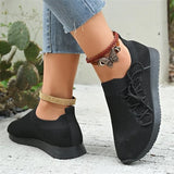 Flying Shoes Net Shoes Women's 2025 New Soft Soles Lightweight Breathable Casual Sports Women's