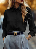 Years Of Shein Leisure Spring And Autumn Long-Sleeved Western Wind Women's Shirt