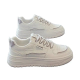Version Of Small White Shoes Women's 2025 Summer New Leisure Sports Breathable Old Shoes Women's Thick-Soled High-Span