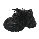 Spring And Autumn New Korean Version Of The Color Father Shoes Female Ins Tide Pine Platform Increased Women's Casual Sports