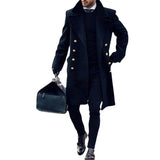 Hair, The Coat Of Coat Men Double Buckle Thicker This Wind Jacket Wish This