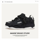 Shoes Cool Bat Small Black Shoes Youth Casual Bread Shoes Low-Top Shoes Trendy Shoes Men's Shoes Men's Shoes Men's Shoes Men's And Women's