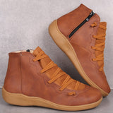 Autumn And Winter New Women's Boots Large-Size Leisure Short Boots Flat Bottom Women's Casual Single