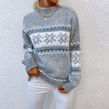 New Solid Color Round Knit Shirt Women Commuting Elegant Seven-Sleeve Top Air-Conditioning