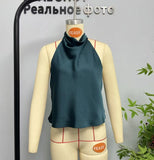 Summer New Silk Tatami Temperament Hanging Neck