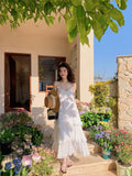Zingj Dress Female Summer 2023 New Cake Skirt Seaside Vacation Beach Skirt Slip