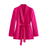 And Dress Blazer 231018 Straight-Fits High-Rise Trousers 2216118