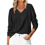 Autumn And Winter Leisure Jacket Classic Fashion Temperament Long-Sleeved V-Neck Large-Size Knitted