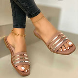 2025 Summer Comfortable Flat-Bottomed Slippers 35-43Wish Burst Cold