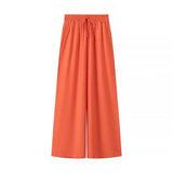 New Solid Color Sling Clothes Casual Loose Trouser