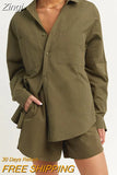 Women 3 Piece Matching Suits Striped Solid Sling Bra Tops+Long Sleeve Lapel Shirt+Elastic Waist Shorts Vintage