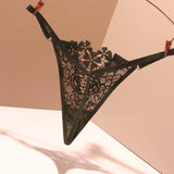 T-Tong Trousers Women Can Adjust The Size Of Embroidered Trousers Head Tone Hollow Thin With A Line Of T Pants