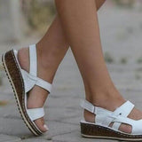Summer New Large Belt Buckle Lady Sandals Slope And Leisure Beach Women's