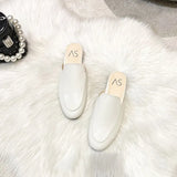 Half Slippers Women Summer Wear Muller Shoes 2022 New Flat