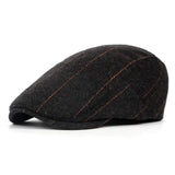 Mens Flat Cap Beret herringbone Newsboy Bakerboy Hat Gatsby Peaky
