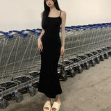 Zingj Belt Dress Female Summer Sleeveless Accept Waist Pure Desire Sexy Tight Show Thin Senior Feeling Bag Buttock Hot Girl Tight
