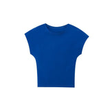 Summer New Women's Multi-Colored Self-Repair Micro-Sleeveless Design Top