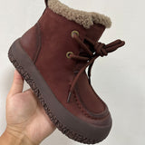 Layer Of Cow Skin Retro Thick-Bottomed Short Boots Women Autumn And Winter New Soft Bottom Low-Bore Martin Boots Casual Leather