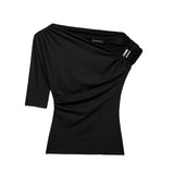 Women's ZA Explosion New Multi-Color Oblique Shoulder Design Side