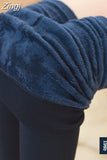 New Fashion Women's Autumn and Winter High Elasticity and Good Quality Thick Velvet Pants Warm winter christmas