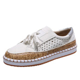 Tuk-So Single-Shoe Women 2025 New Round Head Flat-Soled Feet Hollow Casual Women's