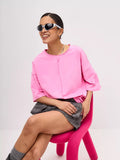 Spring And Summer New Loose Cotton T-Shirt Women Hot Sold Worn Short Sleeves On The New Splicing