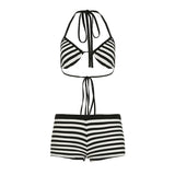 Cloth Forget Y2K Bow Tsets Holiday Bikini Set With Triangular Corset Low-Rise