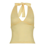 Cloth Forget Sweet Hot Storm Point Hanging Neck Smear Vest Hottie Design Wooden Ear Hem Repair Sling Sling