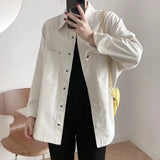 And Autumn 2025 New Women's Urban Casual Wash Denim Shirt Jacket Jacket