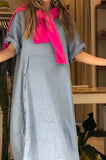2025 Women's Summer Style Relaxed Casual Solid-Sleeved Cotton