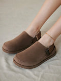 Bottom Bag Head After Strap Boken Shoes Women's Size 2025 Autumn New Leisure Bag Two Wearing