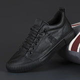 The Autumn Of 2025, The New Low-Help Casual Leather Shoes Lazy Shoes Are Tight And The Embroidered Men's Men's Shoes Are Korean Men's
