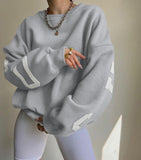 Women's Casual Fashion Print Thicken And Set Up Long-Sleeved
