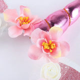 New Brand Cute Kids Women Sweet Flower Unicorn Horn Hair Band Headband Birthday Party Flower Floral Headwear