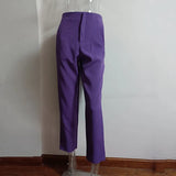 Casual High Waist Pure Color
