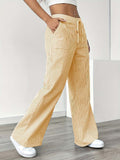 New Striped Trousers Casual Street Fashion Loose Broad-Legged