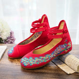 Zingj Shoes Ethnic Wind Sequins Peacock Embroidered Shoes Cloth Shoes Women's Shoes Mixed Batch Of Beef Tendon Soft Bottom Dance