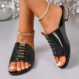 Cool Slippers Women's Spring And Summer Coarse And Beef-Shoeed Women's Sandals Fish Mouth Side Zip Retro Women's Shoes
