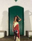 Women's Explosive Temperament Fashion Bumpy Sleeveless Sexy Bosom Long