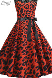 Patchwork Floral Print Women Summer Dress Hepburn 50s 60s Elegant Vintage Dress Office Ladies A-Line Party Dresses